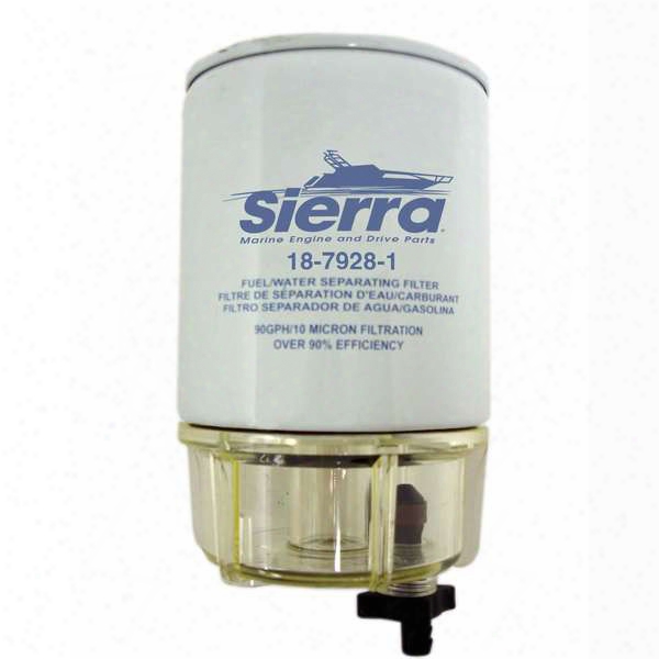 Sierra 10 Micron Fuel Filter With Aqua Vue Bowl, Mercury/yamaha Style