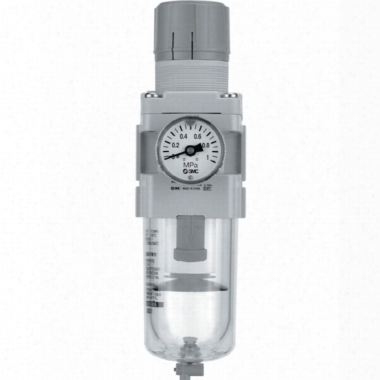 Smc Aw20-f02e-b Frl Manual Drain C/w Gauge G1/4