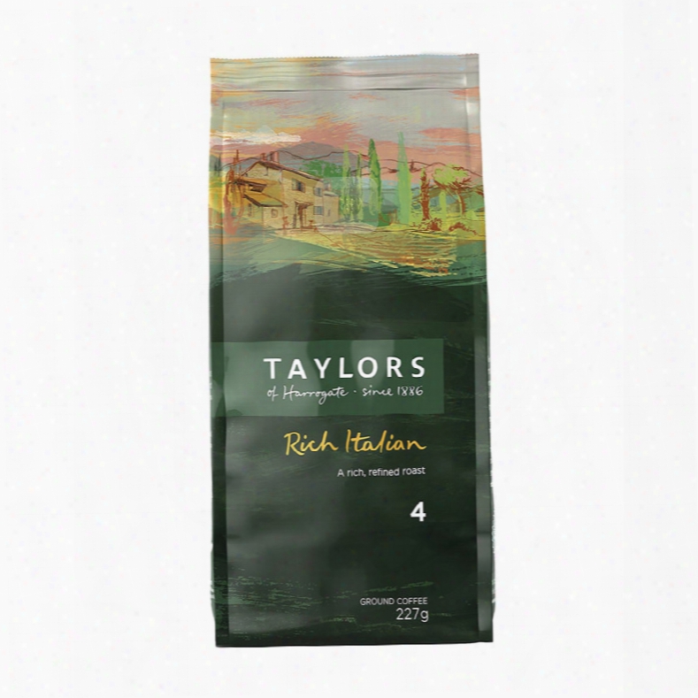 Taylors Of Harrogate Rich Italian Ground Coffee 227g 3676