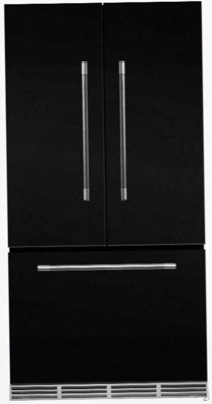 Aga Mercury Mmcfdr23blk 36 Inch Counter Depth F Rench Door Refrigerator With Storage Drawer With 12 Temperature Settings, Ice Maker, Ice/water Filters, Cantilever Glass Shelves, Gallon Door Storage, Wine Rack, Can Racks, Star-k Sabbath Mode And 2.6 Cu Ft C