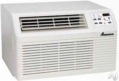 Amana Pbc122g00cb 11,800 Btu Thru-the-wall Air Conditioner With 9.8 Eer, R-410a Refrigerant, 3.4 Pts/hr Dehumidification, 2 Fan Speeds, Slide-out Filter And Remote Control