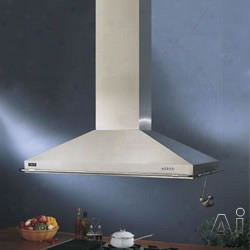 Best Iex222ss 48 Inch Island Chimney Hood With Multiple External/in-line Blower Options, 4-speed Push-button Electtronic Control, Four Halogen Lamps And Dishwasher Safe Mesh Filters