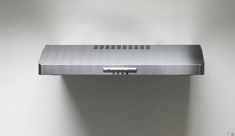 Faber Leva24ss300b 24 Inch Under Cabinet Range Hood With Energy Diffuser, Direct Vent, Dishwasher Safe Filters, Halogen Lighting, 3 Speeds Nad 30 Cfm: Stainless Steel