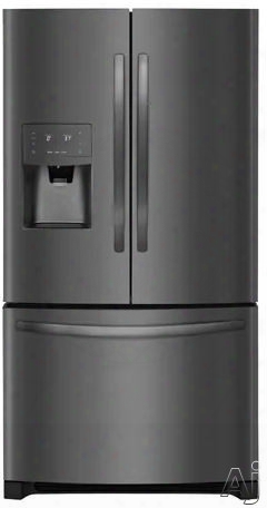 Frigidaire Ffhd2250 36 Inch Counter Depth French Door Refrigerator With Effortless␞ Glide Crispers, Store-more␞ Shelves, Cool-zone␞ Drawer, Even Temp␞, Puresource Ultra Ii Irrigate Filter, Store-more␞ Bins, Star-k Sabbath Mo