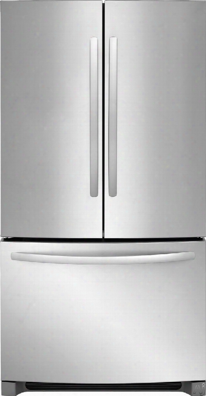 Frigidaire Ffhg2250ts 36 Inch Counter Depth French Door Refrigerator With Effortless␞ Glide Crispers, Store-more␞ Shelves, Cool-zone␞ Drawer, Even Temp␞, Puresource Ultra Ii Water Filter, Store-more␞ Bins, Star-k Sabbath 