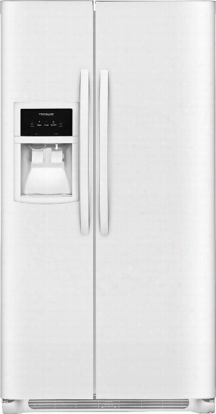 Frigidaire Ffhx2325tp 33 Inch Side-by-side Refrigerator With Puresource Filtration, Ready-select Controls, Filter Alert, Control Lock, Store-more␞ Shelves, Store-more␞  Gallon Bins, Store-more␞ Drawers, Adjustable Interior Storage