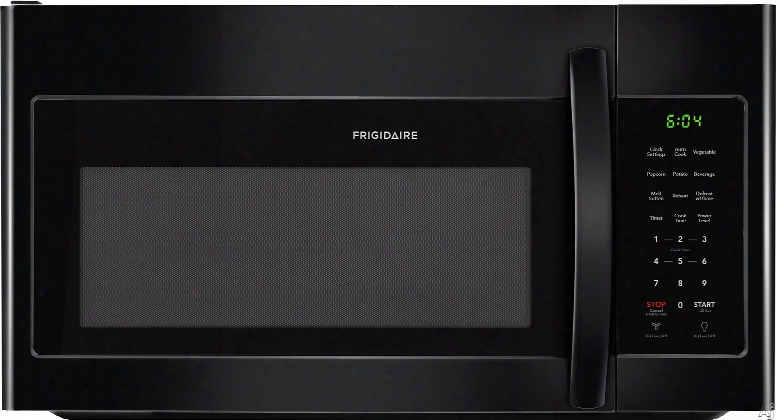 Frigidaire Ffmv1745tb 30 Inch Over-the-range Microwave With One-touch Controls, Multi-stage Cooking, Interior Led Lighting, Cooktop Led Lighting, Auto-reheat, Two Speed Ventilation And Charcoal Filter: Black