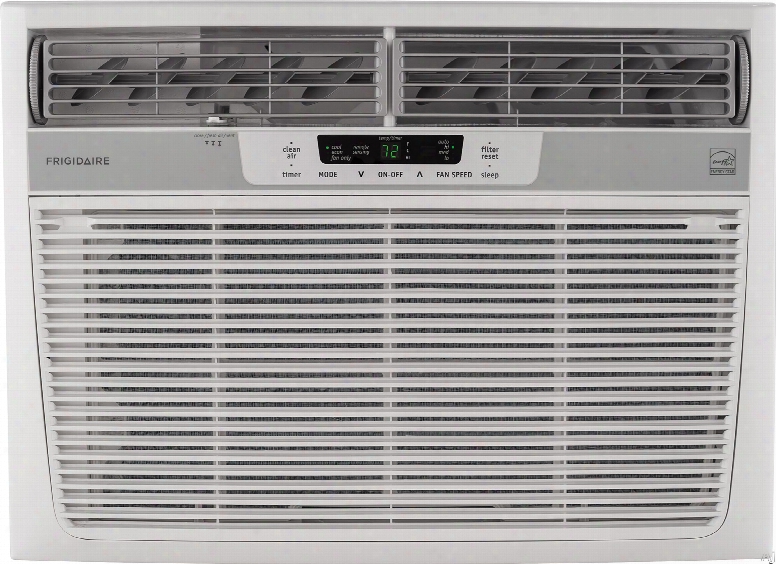 Frigidaire Ffre1833s2 18,000 Btu Window/thru-the-wall Room Air Conditioner With 360 Cfm, 3 Fan Speeds, Effortless Remote Temperature Control, 24-hour Timer, Energy Saver Mode, Effortless Clean Filter, Clean Air Ionizer, Effortless Restart, Ready-select Co