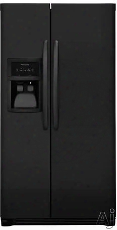 Frigidaire Ffss2325te 33 Inch Side-by-side Refrigerator With Store-more␞, Humidity-controlled Crispers, Deli Drawer, Ice/water Dispenser, Dairy Center, Ready-select Controls, Puresource 3, Filter Change Alert, Control Lock, Adjustable Interi