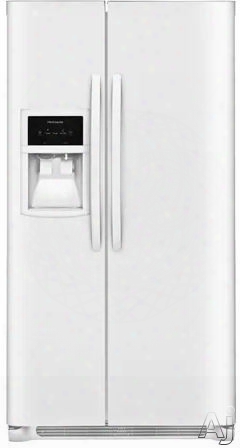 Frigidaire Ffss2325tp 33 Inch Side-by-side Refrigerator With Store-more␞, Humidity-controlled Crispers, Deli Drawer, Ice/water Dispenser, Dairy Center, Ready-select Controls, Puresource 3, Filter Change Alert, Control Lock, Adjustable Interi