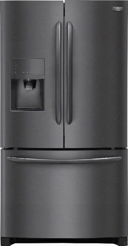 Frigidaire Gallery  Series Fghb2867t 36 Inch French Door Refrigerator With Smudge-proof␞ Finish, Puresource Ultra Filters, Quick Freeze, Effortless␞ Glide Crispers, Gallon Door Storage, Sabbath Mode, Energy Star And 27.7 Cu. Ft. Capacit