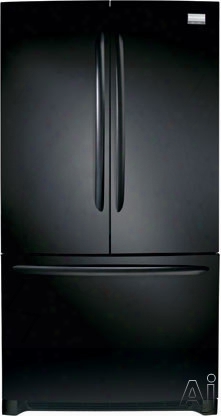 Frigidaire Gallery Series Fghn2866pe 36 Inch French Door Refrigerator With Quick Freeze, Air Andw Ater Filter, Energy Star, 27.7 Cu. Ft Capacity, Adjustable Spillsafe Shelves, Gallon Storage And Star-k Certified Sabbath Mode: Ebony Black
