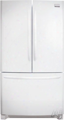 Frigidaire Gallery Series Fghn2866pp 36 Inch French Door Refrigerator With Quick Freeze, Air And Water Filter, Energy Star, 27.7 Cu. Ft Capacity, Adjustable Spillsafe Shelves, Gallon Storage And Star-k Certified Sabbath Mode: Pearl White