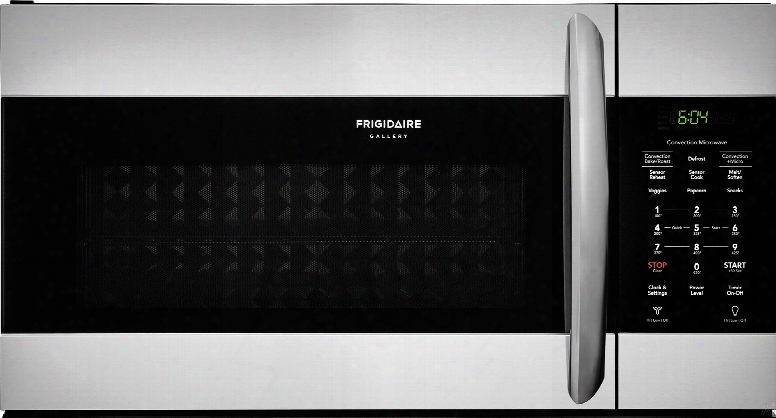 Frigidaire Gallery Series Fgmv155ctf 30 Inch Over The Range Microwave Wth Convection Option, Sensor Cooking, Spacewise Rack, One-touch Options, Pureair Microwave Filter, Effortless Clean␞ Interior, Cooktop Led Lighting, Interior Led Lightin