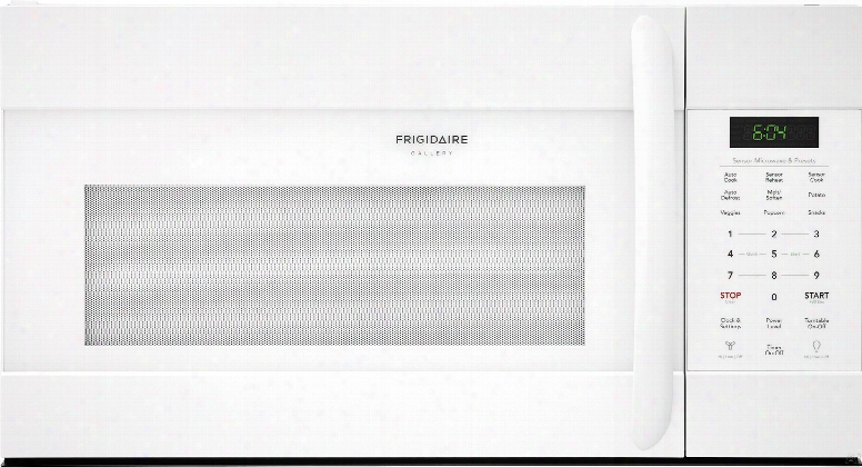 Frigidaire Gallery Series Fgmv176ntw 30 Inch Over The Range Microwave With Sensor Cooking, Spacewise Rack, Pureair Microwave Filter, Effortless Clean␞ Interior, Effortless␞ Reheat, Cooktop Led Lighting, Interior Led Lighting, One-touch