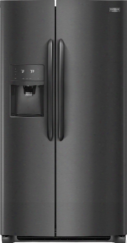 Frigidaire Gallery Series Fgss2635td 36 Inch Side By Side Refrigerator With Puresource Ultra Ii Filtration, Pureair Ultra Filters, Chill Drawerr Store-more␞ Crispers, Store-more␞ Gallon Door Bins, Store-more␞ Glass Shelves, Multi-