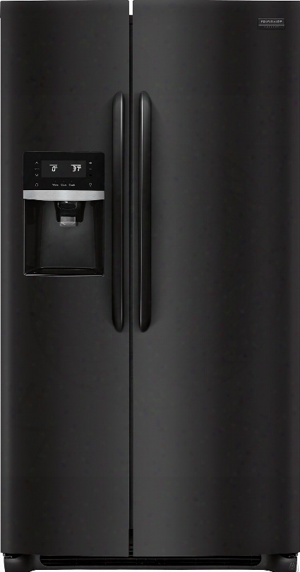 Frigidaire Gallery Series Fgss2635te 36 Inch Side By Side Refrigerator With Puresource Ultra Ii Filtration, Pureair Ultra Filters, Chill Drawer Store-more␞ Crispers, Store-more␞ Gallon Door Bins, Store-more␞ Glass Shelves, Multi-