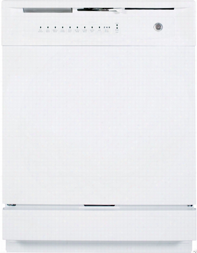 Ge Gsd4000kww Full Console Built-in Dishwasher With Piranhaã¢â�žâ¢ Hard Food Disposer, Extra Fine Filter, Hot Start Option, 12 Place Setting Capacity, 5 Wash Cycles, 4-level Wash System, Delay Start And Energy Starã‚â® Rated: White