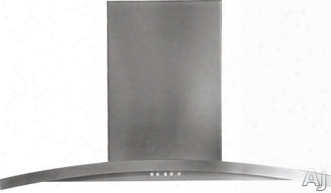 Ge Profile Pv976nss 36 Inch Wall Mount Chimney Hood With 450 Cfm Internal Blower, Variable Speed Fan, Electronic Touch Controls And Dishwasher Safe Filter