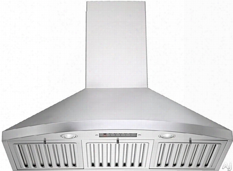 Kobe Ra9230sqb1 Wall Mount Chimney Range Hood With 750 Cfm Internal Blower, 6 Speed Levels, Led Display, Quiet Mode, Time Delay, Eco Mode And Baffle Filter: 30