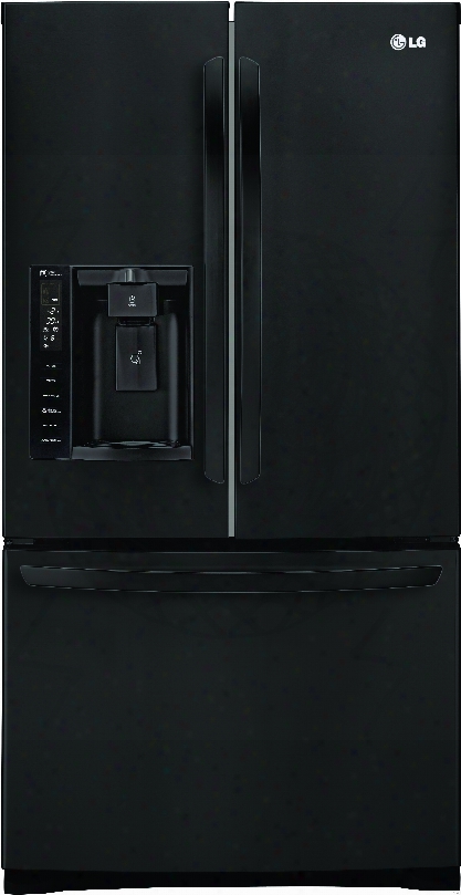Lg Lfx28968sb 36 Inch French Door Refrigerator With Slim Spaceplusã‚â® Ice System, Spillproofã¢â�žâ¢ Glass Shelving, Linear Compressor, Air And Water Filters, Humidity Controlled Crisper Drawers, Gallon Door Storage, Energy Starã‚â®, 26.8 Cu. Ft. Capacity