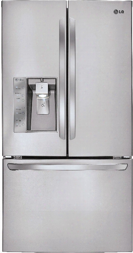 Lg Lfxs29626 36 Inch French Door Refrigerator With Smart Coolingã‚â®, Slim Spaceplusã‚â®, Dual Ice Makers, Glide N' Serveã¢â�žâ¢ Drawer, Linear Compressor, Air And Water Filters, Spillprotectorã¢â�žâ¢ Shelves, Gallon Door Storage, Energy Starã‚â® And 29.