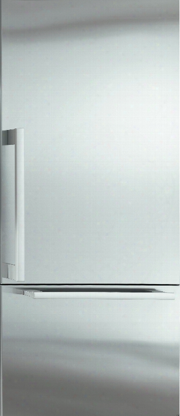 Miele Mastercool Series Kf1903sf 36 Inch Built-in Bottom-freezer Refrigerator With Rapidcool Loading, Remotevision Capable, Clearview Lighting, 18 Cu. Ft. Capacity, Cleantouch Steel, Filtered Ice Maker And Energy Star Rated