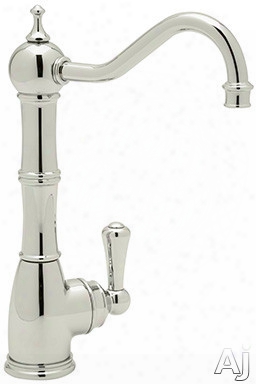Rohl Perrin And Rowe Traditional Collection U1321l2pn Instant Hot Filtered Water Dispenser With Swivel Spout And Fl++hs Spring Return Cartridge: Polished Nickel
