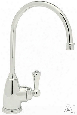 Rohl Perrin And Rowe Traditional Collection U1325l2pn Instant Hot Fitlered Water Dispenser With Swivel Spout And Fl++hs Spring Return Cartridge: Polished Nickel