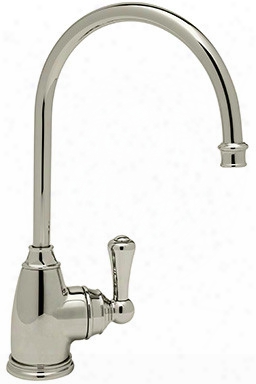 Rohl Perrin And Rowe Traditional Collection U1325l2stn Instant Hot Filtered Water Dispenser With Swivel Spout And Fl++hs Spring Return Cartridge: Satin Nickel