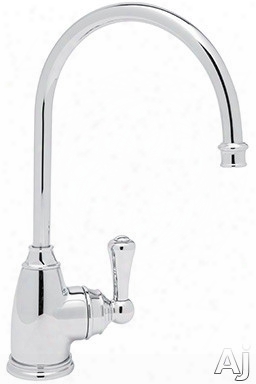 Rohl Perrin And Rowe Traditional Collection Ukit13252l2 Instant Hot Filtered Water Dispenser Kit With Swivel Spout Faucet, Hot Water Tank And Wall-mount Filter With Stainless Steel Housing