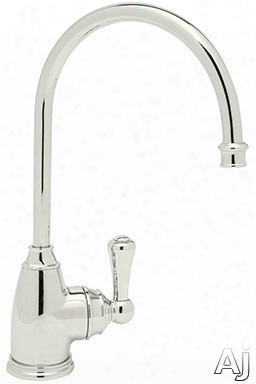 Rohl Perrin And Rowe Traditional Collection Ukit13252l2pn Instant Hot Filtered Water Dispenser Kit With Swivel Spout Faucet, Hot Water Tank And Wall-mount Filter With Stainless Steel Housing: Polished Nickel