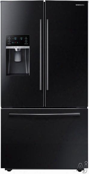 Samsung Rf23hcedbbc 36 Inch French Door Refrigerator With Twin Cooling Plus␞ System, Coolselect Pantry␞, Ez-open␞ Handle, Adjustable Three-way Shelf, Led Lighting, Ice Maker, External Filtered Ice/water Dispenser, 22.5 Cu. Ft. Capacity A
