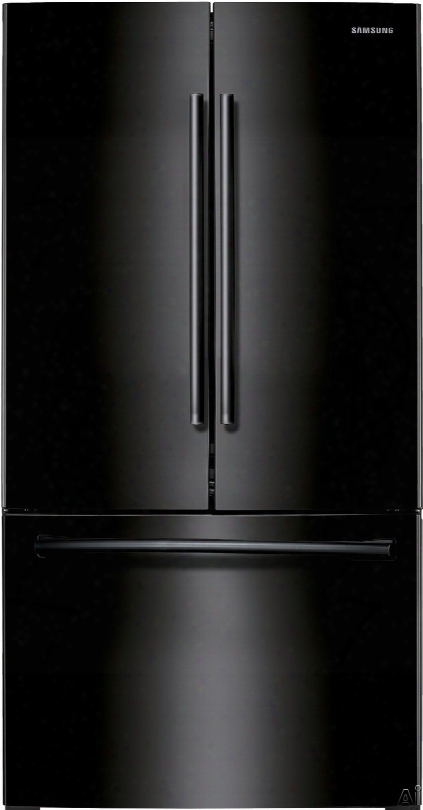 Samsung Rf261beaebc 36 Inch French Door Refrigerator With 25.5 Cu. Ft. Capacity, Spillproof Glass Shelves, Gallon Door Storage, Twin Cooling Plus, Coolselect Pantry, Power Freeze And Cool, Internal Filtered Water Dispenser, Ice Maker And Energy Star: Blac