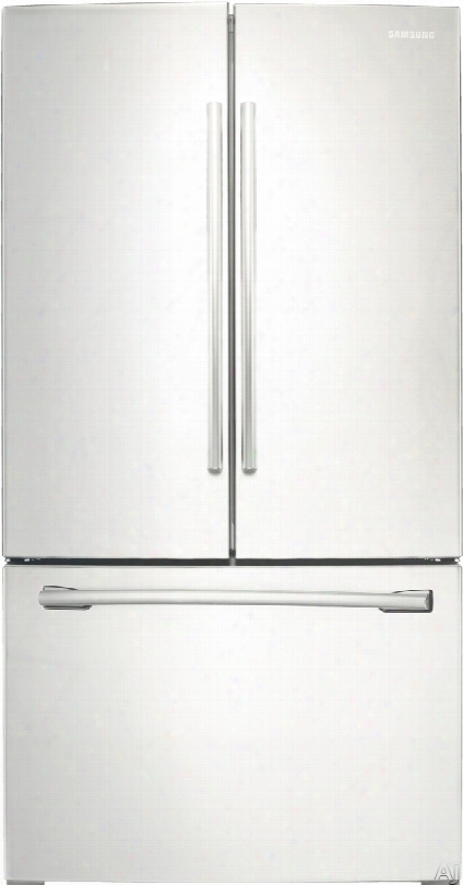 Samsung Rf261beaeww 36 Inch French Door Refrigerator With 25.5 Cu. Ft. Capacity, Spillproof Glass Shelves, Gallon Door Storage, Twin Cooling Plus, Coolselect Pantry, Power Freeze And Cool, Internal Filtered Water Dispenser, Ice Maker And Energy Star: Whit