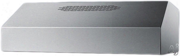 Summit Ult2836ss Pro-style Under-cabinet Range Hood With 390 Cfm Internal Blower, Variable Speed, Dual Halogen Lights, Aluminum Filter And Covertible To Recirculating: 36" Width