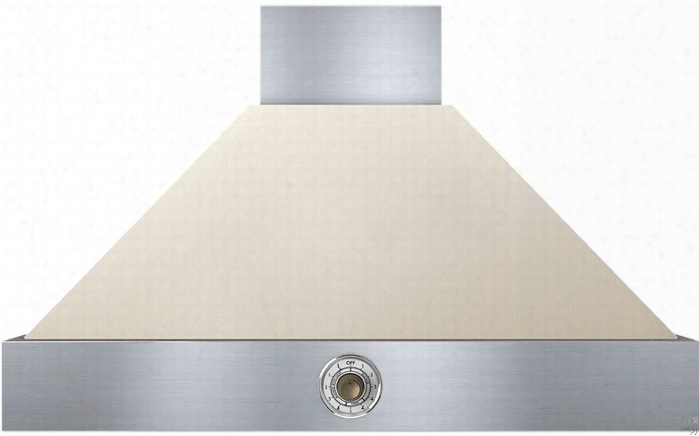 Superiore Deco Series Hd361accb 36 Inch Wall Mount Canopy Hood With 600 Cfm Blower, 4 Speed Settings, 3 Dishwasher Safe Baffle Filters, 2 Halogen Lights, 58 Dba Noise Level And Automatic Shut-off: Cream With Bronze Accents