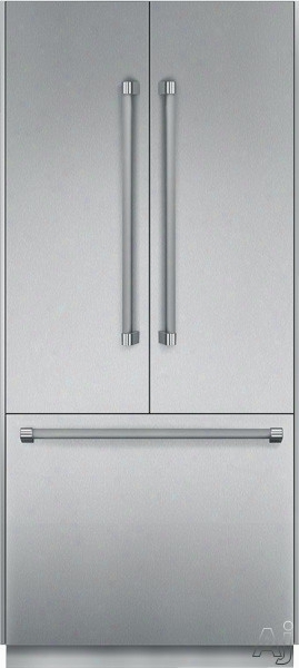 Thermador Freedom Collection T36bt820ns 36 Inch Built-in French Door Refrigerator With Supercool, Superfreeze, Carbon Air Filter, 19.5 Cu. Ft. Capacity, Filtered Ice Maker, Gallon Door Storage, Energy Star And Star-k Certified Sabbath Mode: Professional H