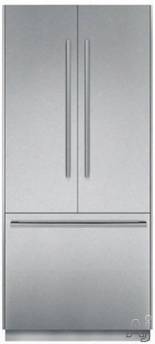Thermador Freedom Collection T36it800np 36 Inch Built-in Panel Ready French Door Refrigerator With 19.5 Cu. Ft. Capacity, Adjustable Glass Shelves, Individual Compressor/evaporator, Adjustable Temperature Drawer, Filtered Ice Maker, Star-k Certified Sabba