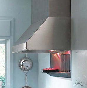 Vent-a-hoodnouveau Pro Series Nph18 Wall Mount Canopy Range Hood With Internal/external Blower Options, Dual Level Halogen, Heat Sensor And Magic Lung Filter-less