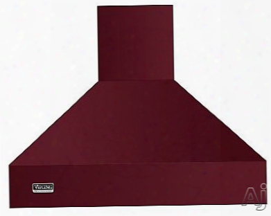 Viking Professional 5 Series Vcih53608bu 36 Inch Island Mount Chimney Range Hood With Optional Bloweers, Variable Fan Speeds, Heat Sensor, Dimmable Led Lighting, Backlit Led Knobs And Commercial-type Filters: Burgundy