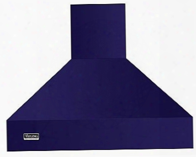 Viking Professional 5 Series Vcih53608cb 36 Inch Island Mount Chimney Range Hood With Optional Blowers, Variable Fan Speeds, Heat Sensor, Dimmable Led Lighting, Backlit Led Knobs And Commercial-type Filters: Cobalt Blue