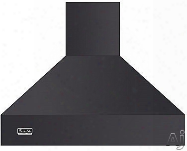 Viking Professional 5 Series Vcih53608gg 36 Inch Island Mount Chimney Range Hood With Optional Blowers, Variable Fan Speeds, Heat Sensor, Dimmable Led Lighting, Backlit Led Knobs And Commercial-type Filters: Graphite Gray