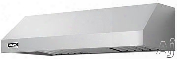 Viking Professional Series Vwh3610 36 Inch Pro-style Wall Mount Range Hood With 460 Cfm Internal Blower, Heat Sensor, Halogen Lights, Baffle Filters, Non-ducted Option And 10 Inch Height