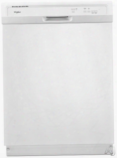 Whirlpool Wdf130pahw Full Console Dishwasher With Heat Dry Option, Heavy Cycle, High Temperature Wash, Silverware Basket, Removable Filter, 1-hour Wash Cycle, 63 Dba Silence Rating And 12 Place Setting Capacity: White