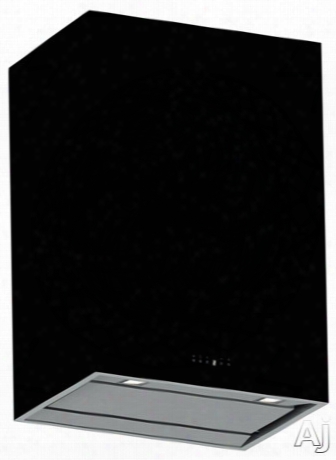 Futuro Futuro Lombardy Series Wl24lombardyblk 24 Inch Wall Mount Chimney Range Hood With 940 Cfm Internal Blower, 4 Speed Electronic Controls, 2 Halogen Lights, Perimeter Suction Filter System And Convertible To Non-ducted Operation: Black