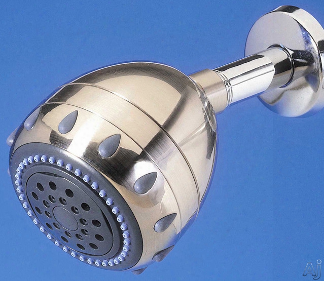 Waterx Shower Filtration System Wxsf5sn Deluxe Shower Filter Head With 5 Settings: Satin Nickel
