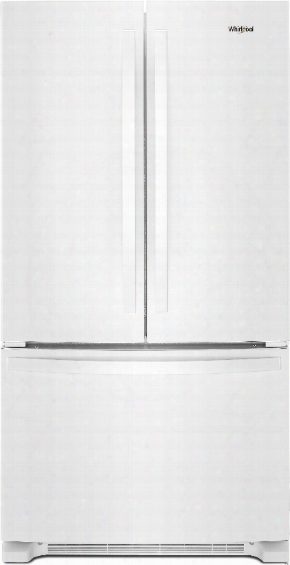 Whirlpool Wrf535swhw 36 Inch French Door Refrigerator With Interior Water Dispenser, Everydropã¢â�žâ¢ Filter, Temperature-controlled Drawer, Freshflowã¢â�žâ¢ Crisper, Adjustable Glass Shelves, Gallon Door Bins, Energy Starã‚â® And 25.2 Cu. Ft. Capacity: W