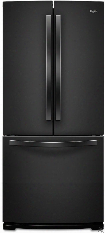 Whirlpool Wrf560sfyb 30 Inch French Door Refrigerator With 19.6 Cu. Ft. Capacity, Spillsaver Glass Shelves, 2 Humidity-controlled Crispers, Gallon Storage, Pantry With Temp Control, Freshflow Produce Preserver, Freshflow Air Filter, Adaptive Defrost And L