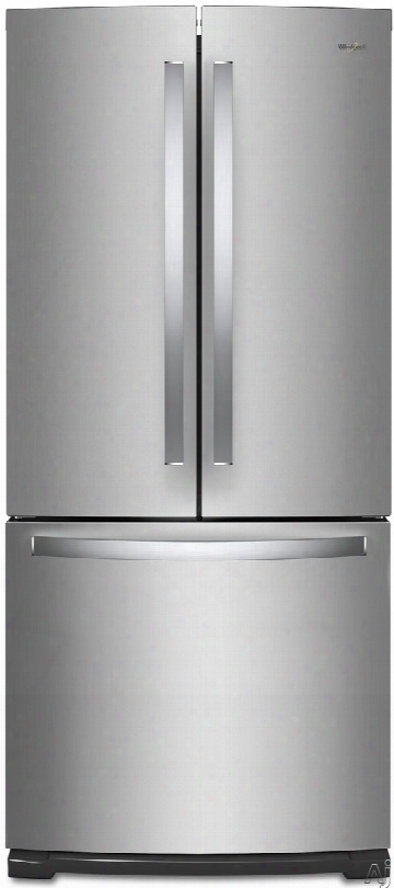 Whirlpool Wrf560smhz 30 Inch French Door Refrigerator With Humidity-controlled Crispers, Factory-installed Ice Maker, Freshflowã¢â�žâ¢ Produce Preserver, Freshflowã¢â�žâ¢ Air Filter, Tuck Shelf, Spillproof Glass Shelves, Led Interior Lighting And Full-wid